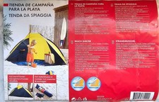 Tenda da spiaggia con protezione raggi UV