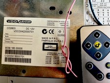 Vendo RADIO AUTOMOTIVE VDO DAYTON CD2803-senza Frontalino-per Parti Di Ricambio.