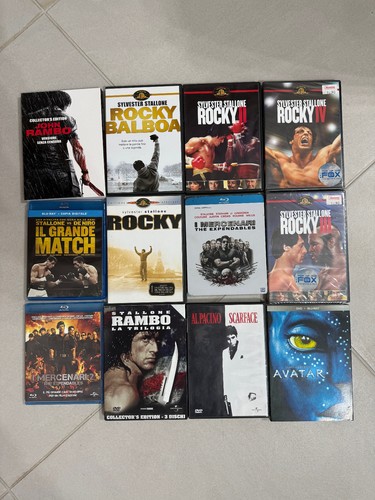 Lotto dvd blu ray - dvd/blu-ray, sylvester