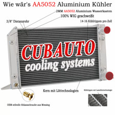 3 serie radiatore alluminio per VW Scirocco / Pro Stock Style 80104N 1" tubo sillabico