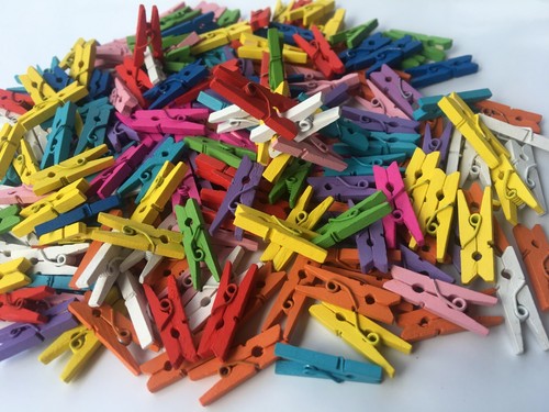 200 pezzi mini mollette - 10-200,