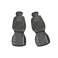 2X Nero Con Coprisedili In Eco