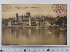 I120069 Cartolina - Torino - Villaggio e Castello Medievale - VG 1908