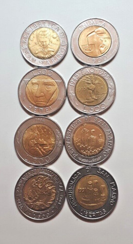 Monete 500 lire - 8, da