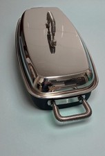 Pentola Ovale Thema Titanium Completa Di Coperchio E Griglia Serafino Zani