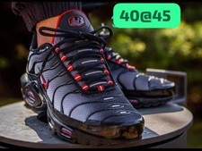 Nike Air Max Plus TN Black/Grey/Red Scarpe Uomo/Donna da Ginnastica