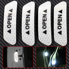 Reflective car door open - 4x,