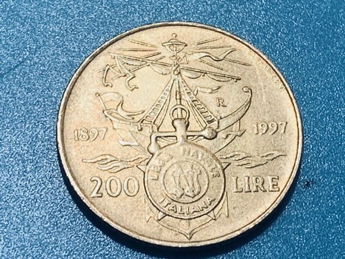 Moneta 200 lire 1997 lega - moneta,