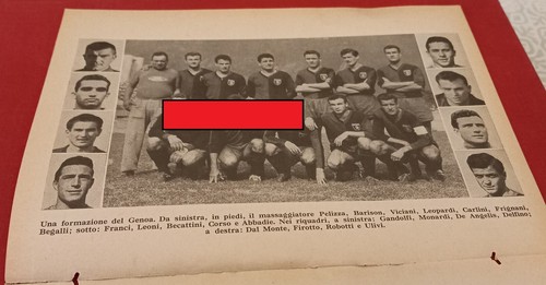 Genoa squadra foglio pagina - genoa, foglio/pagina