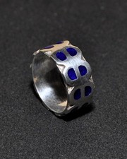 Anello argento 925 con smalto - anello,