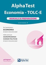 Libro testo universitario- Alpha Test Economia