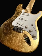 6 STRINGHE FOGLIA ORO PERSONALIZZATE ERIC CLAMPTON VINTAGE ST. CHITARRA ELETTRICA STILE