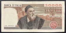 20000 LIRE TIZIANO 21/02/1975