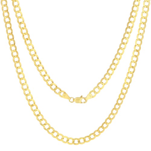 Massiccio 10k oro giallo 5mm - oro,