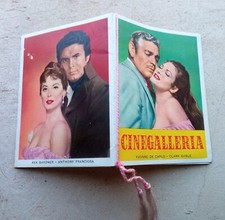 Calendarietto 1961 CINEGALLERIA Sophia Loren Ava Gardner Clark Gable