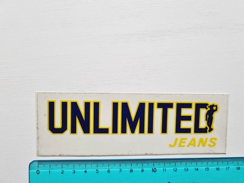Adesivo unlimited jeans - adesivo,