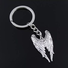 Portachiavi Auto Ciondolo ALI D'ANGELO Argento/Bronzo Portafortuna unisex moto