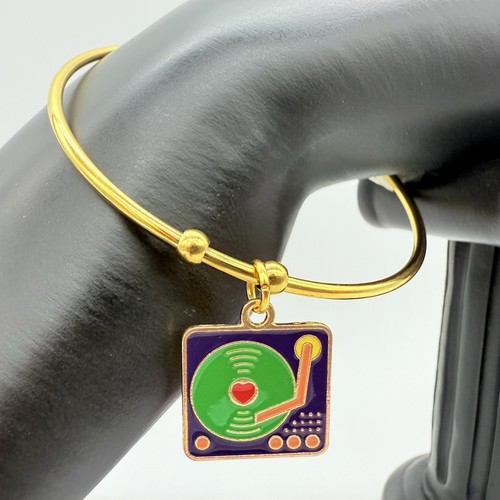 Bracciale dorato ciondolo - dorato,