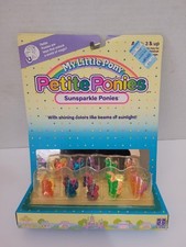 SUNSPARKLE PONIES My Little Pony Petite Ponies Hasbro 1989 nuovo con scatola