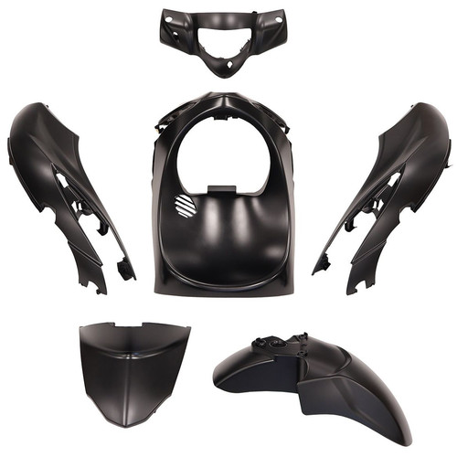 Kit carene nero opaco - 6,