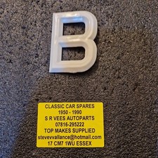 Targa bianca in plastica