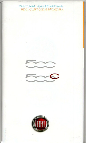 Fiat 500 500c - 500, specifiche