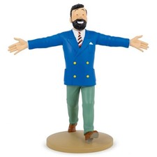 Figurine de collection Tintin, Haddock en veston bleu 13cm (42262)