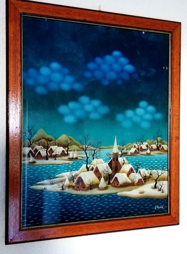 Splendido quadro naif - quadro,