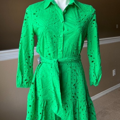 New zara ss22 green - zara, dress