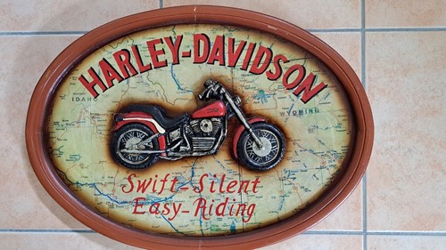 Insegna targa vintage harley - insegna,