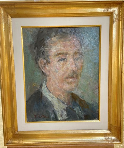 Quadro olio tela ritratto - olio,