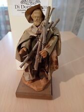 Cartapesta, artigianato leccese, statuetta con soggetto unico ed irripetibile.