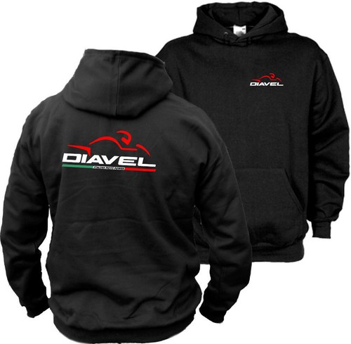 Felpa con cappuccio diavel - felpa,