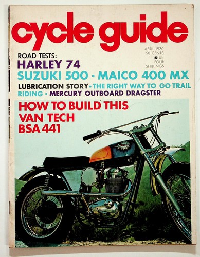 Cycle guide magazine april - magazine,
