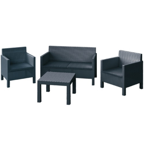 Salotto esterno rattan - esterno, mod