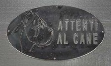 Targa Targhetta Cartello