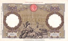Regno D'Italia - 100 Lire Capranesi Aquila Romana 1937