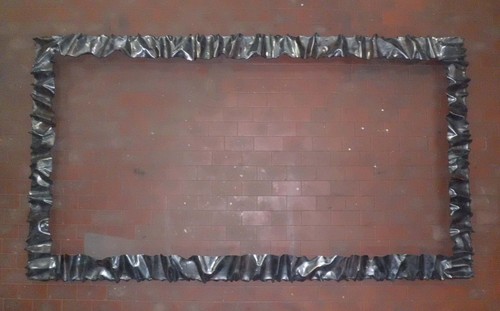 Cornice specchio ferro - specchio, battuto