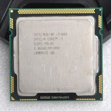 Intel Core i7-880 Quad Core 3,06 GHz 8 MB socket LGA1156 95 W SLBPS B1 45 nm CPU