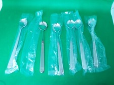 6 Cucchiaini  Teaspoons Thun illy collection Cappuccino caffè acciaio inox 16 cm