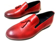 Nuovo Moda Rosso Mocassino