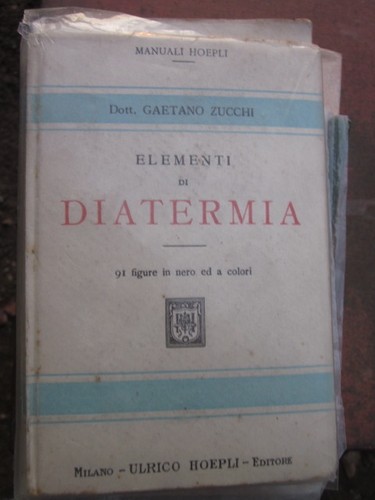 Zucchi elementi di diatermia - zucchi,