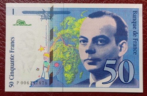 Billet francs saint exupery - billet, 50