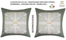 BORBONESE 2 CUSCINI ARREDO CM
