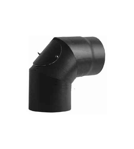 Tubo curva con ispezione - tubo, 90°
