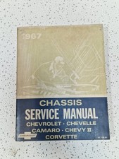 Manuale Officina 1967 Chevrolet Chassis Service Manual ST 130-67 Camaro Corvette