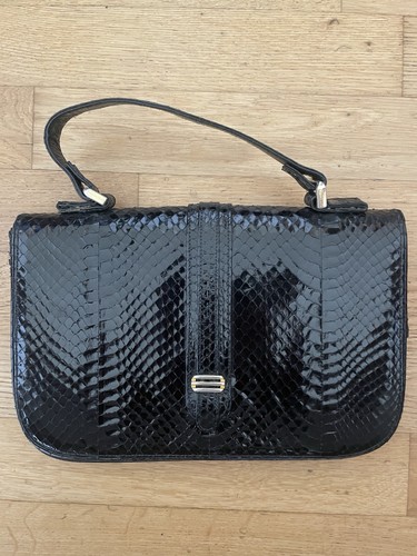 Borsa pelle vera pitone - borsa,