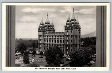 Cartolina mormon temple salt - mormon,