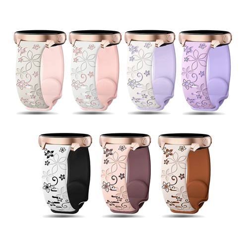 Cinturino silicone fiore per