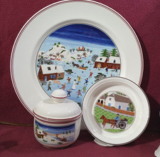 Villeroy & Boch Cina - Design Naif Natale - Piatto, 5" Quiche, Zucchero